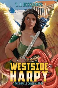 Cover art by Raven Oak for Westside Harpy by T. J. DesChamps